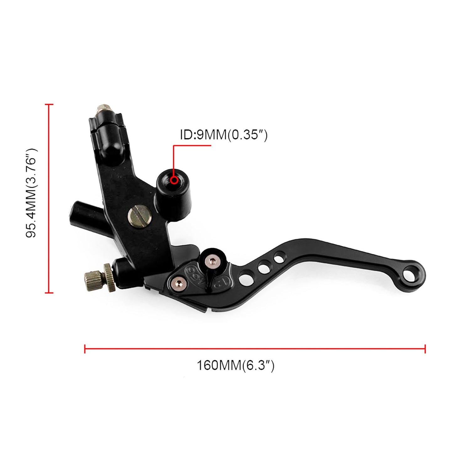 Universal 7/8" 22mm Front Brake Clutch Master Cylinder Reservoir Levers