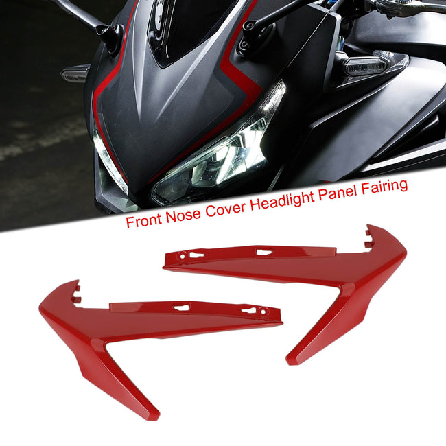 Front Nose Cover Headlight Panel Fairing For Honda CBR500R 2019-2021 Red