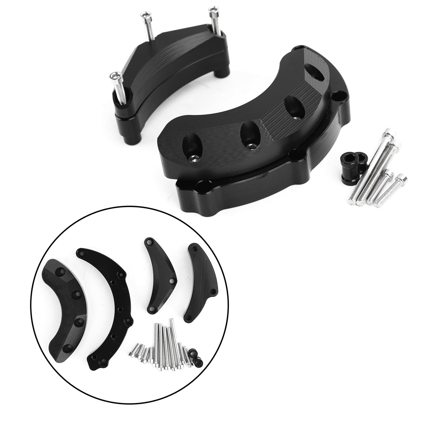 Engine Guard Case Slider Cover Protector For Yamaha MT09 FZ09 FJ09 XSR900 Tracer 900 BLK