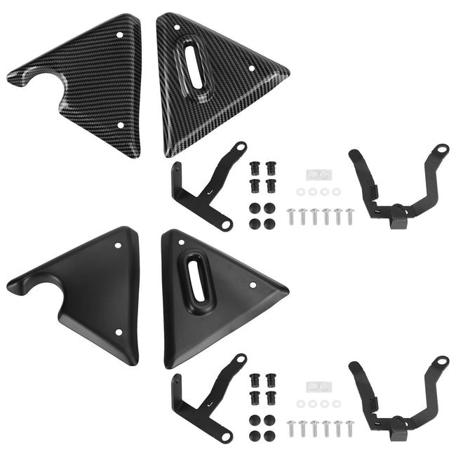 Side Fairing Panel Cover For Honda CRF1100L Adventure Sports 2020 2021 Black