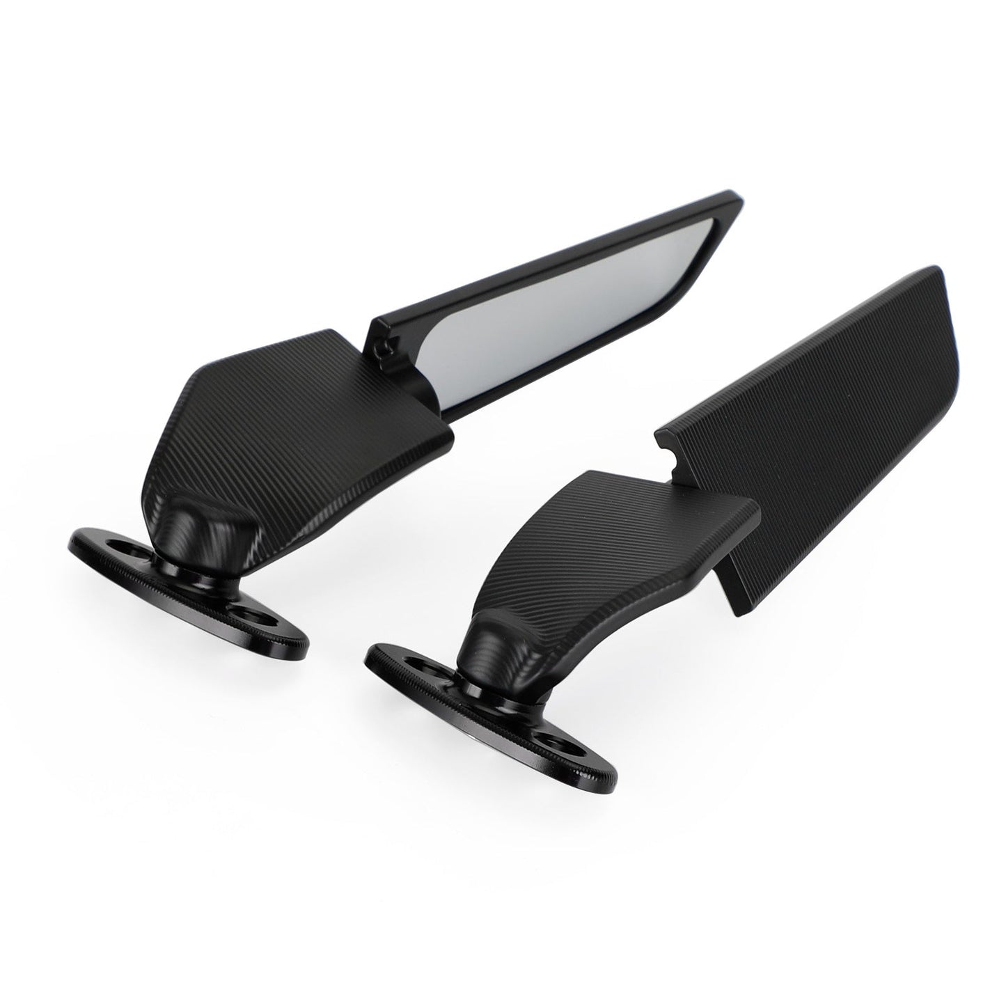 Adjustable Wing Fin Rearview Mirrors For Suzuki GSXR 600/750/1000 2000-2019