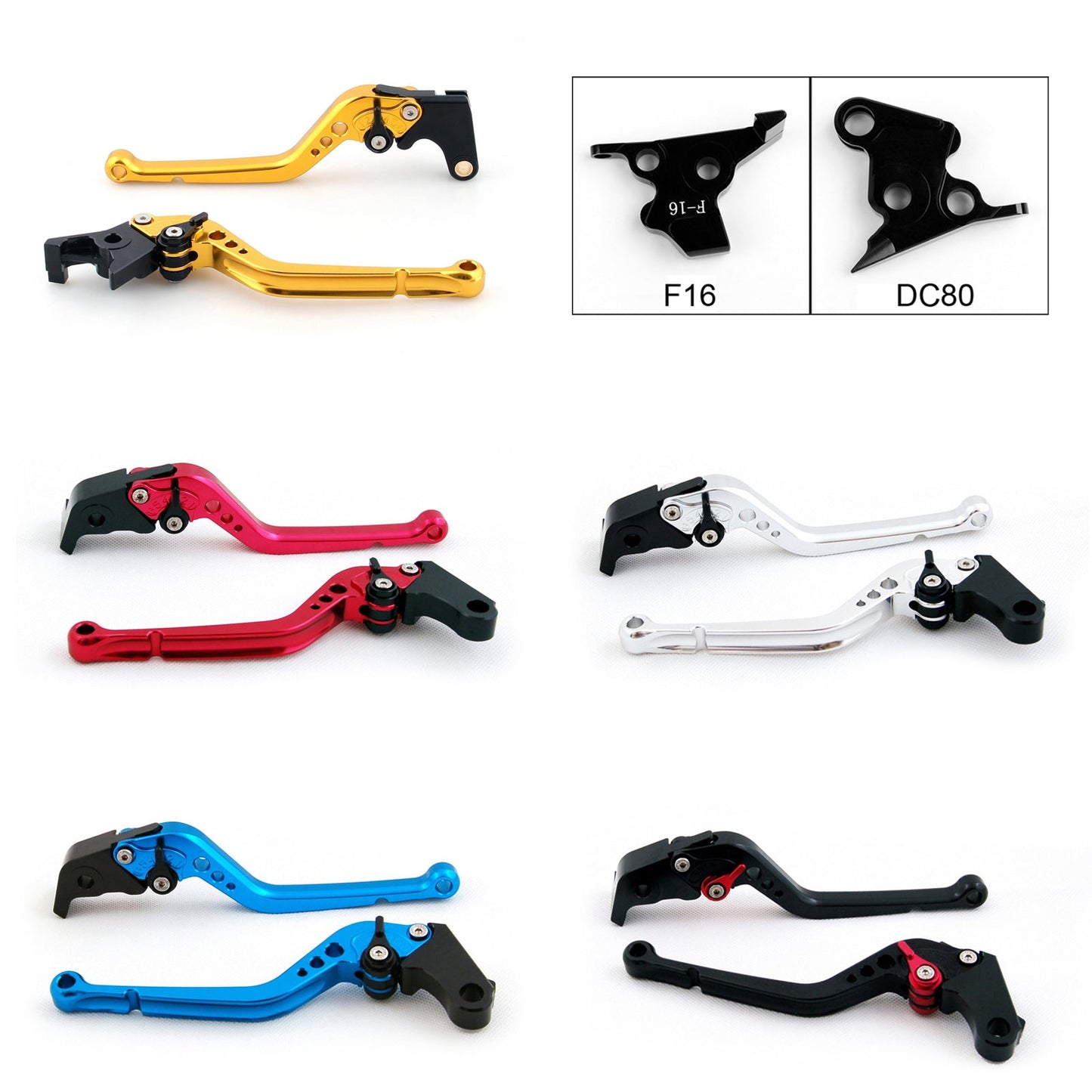 Long Brake Clutch Levers For Moto Breva Griso Norge 1200 Sport Aprilia Black