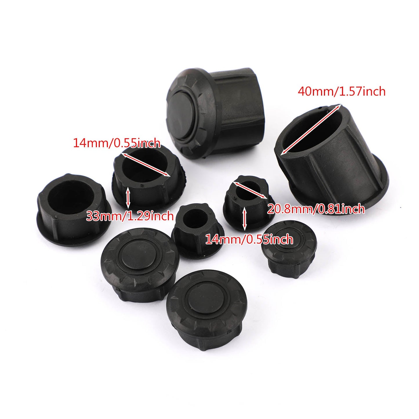 Frame Plugs Set Hole Caps Fit For BMW R1200GS LC Adventure 2014-2019 R1250GS Adventure 2019