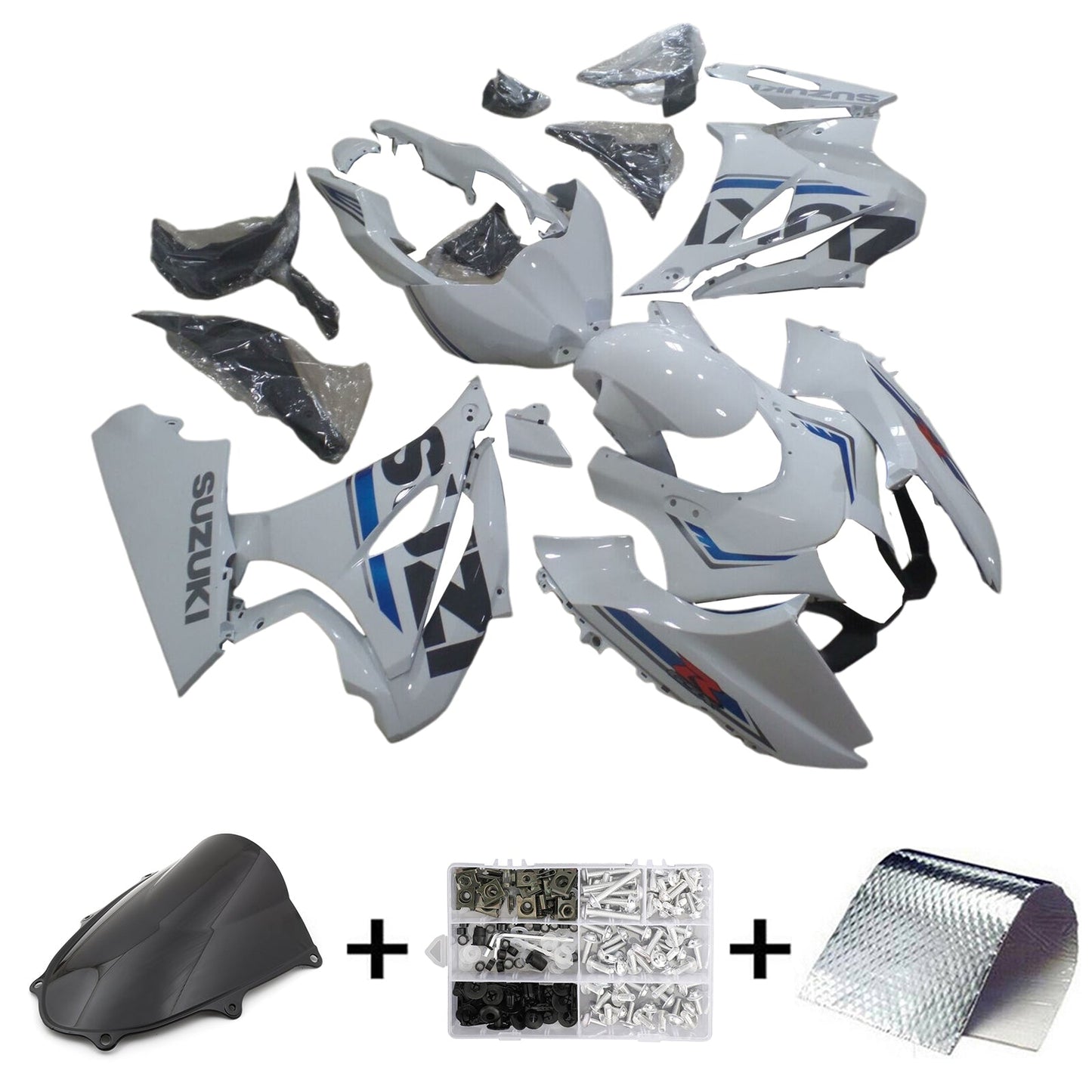 2017-2023 Suzuki GSXR1000 K17 Injection Fairing Kit Bodywork Plastic ABS