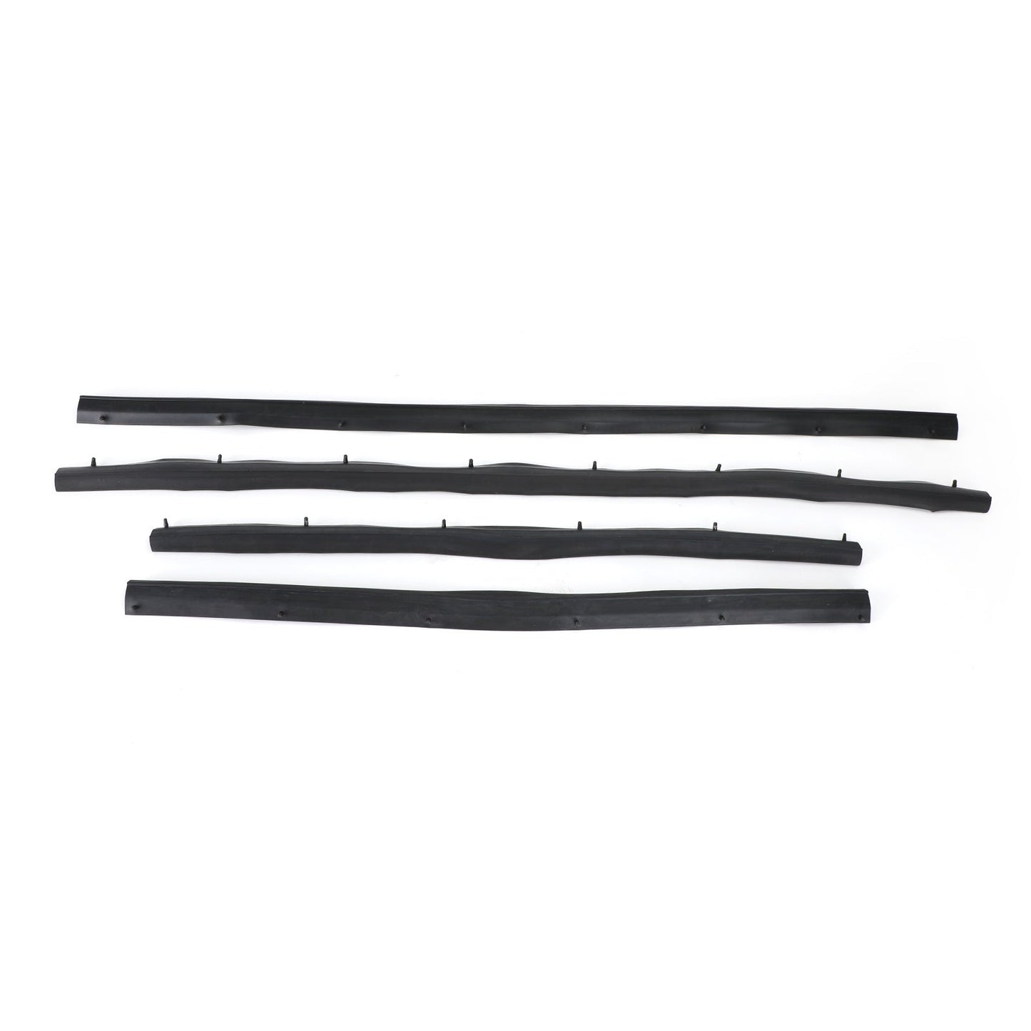 Front+Rear Lower Door Weather Strip Seal Trim For Ford F250 F350 Crew Cab 99-16