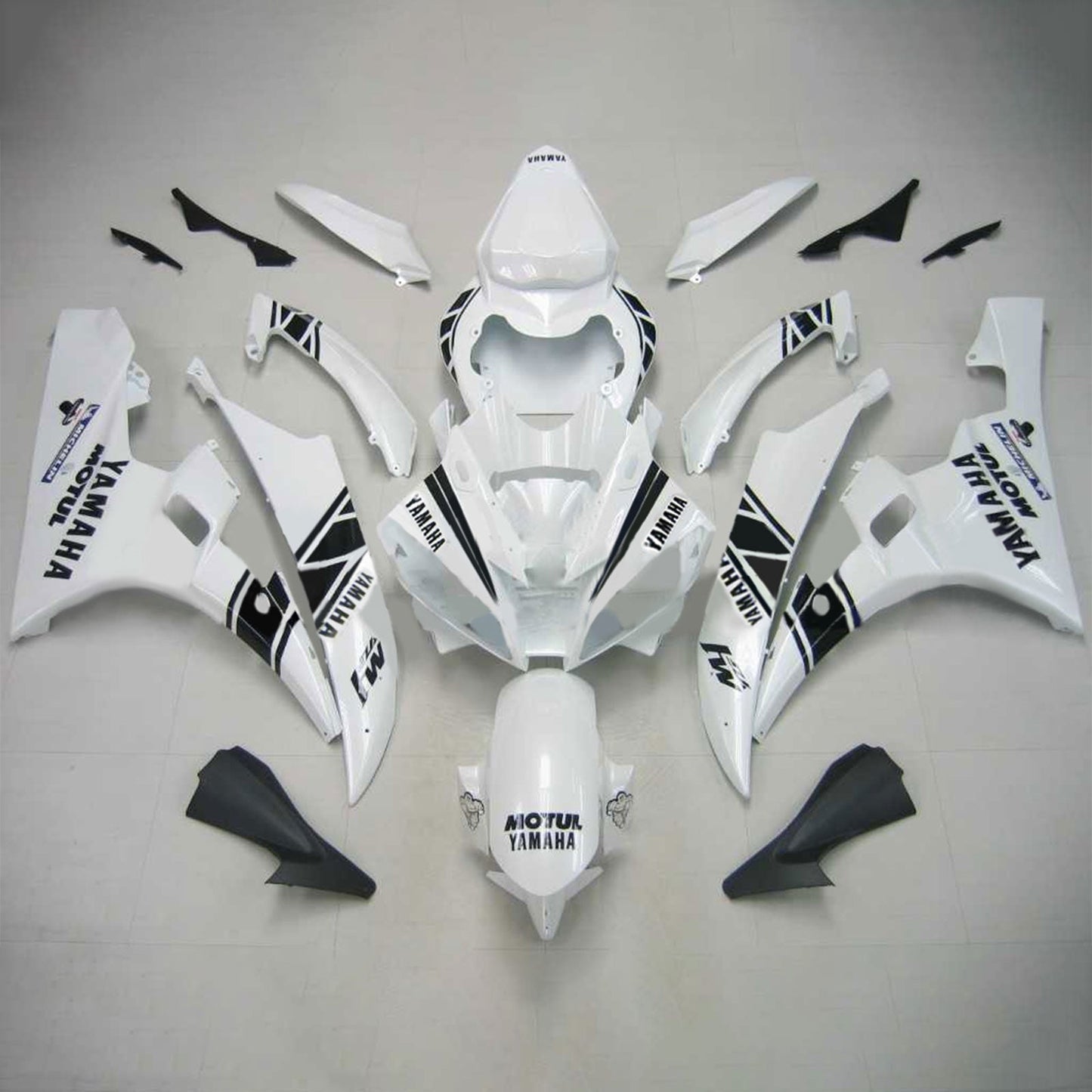 2006-2007 Yamaha YZF 600 R6 Amotopart Injection Fairing Kit Bodywork Plastic ABS #121