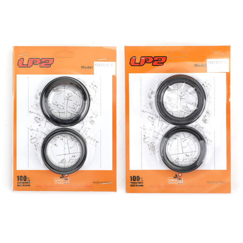 Fork Oil Dust Seal Kit for Kawasaki KX125 KX250 KX500 ZR1100 ZRX1100 ZRX1200