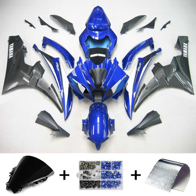 2006-2007 Yamaha YZF 600 R6 Amotopart Injection Fairing Kit Bodywork Plastic ABS #112