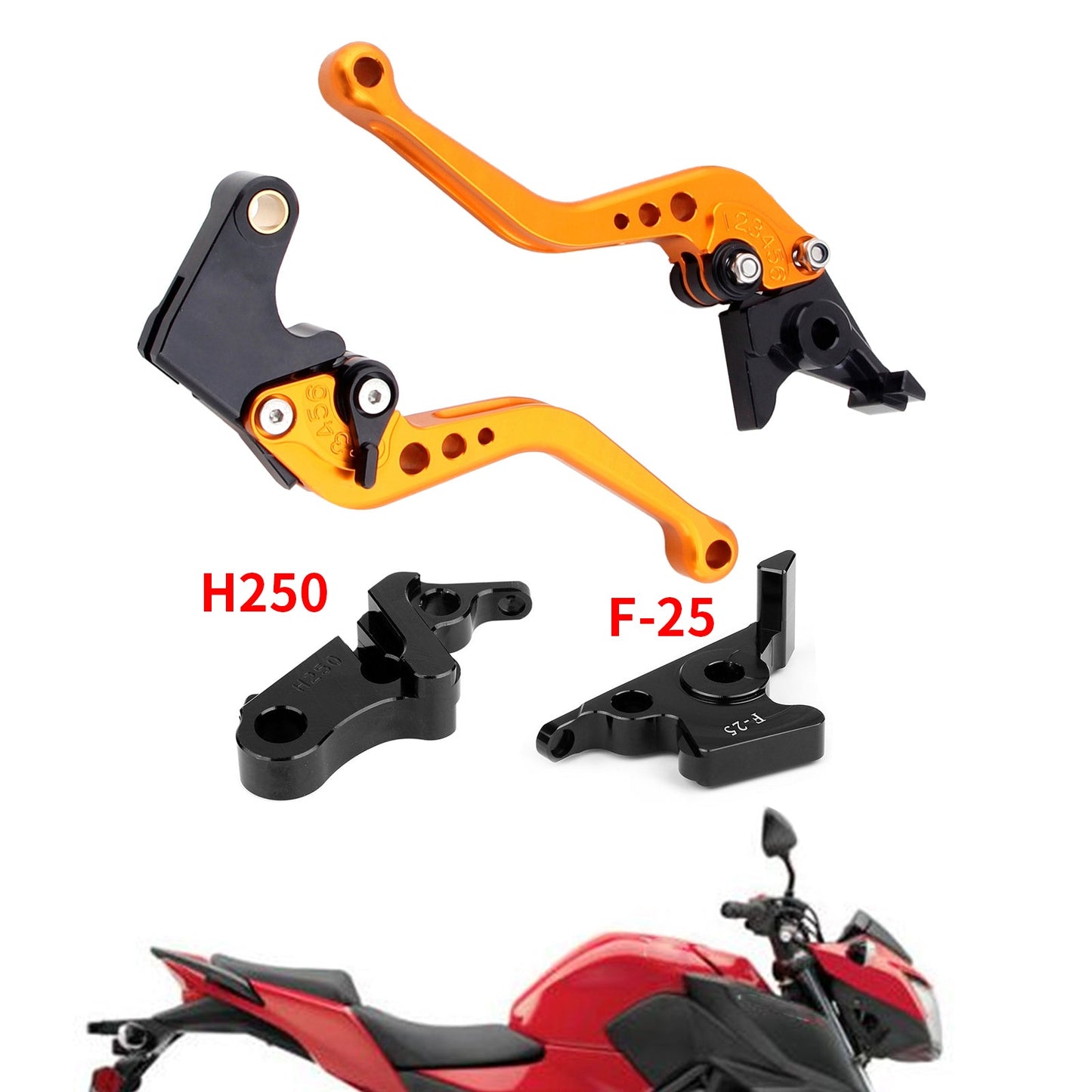 Short Clutch Brake Lever For Honda CBR500R/F/X 13-18 CB300R/F/FA 14-18