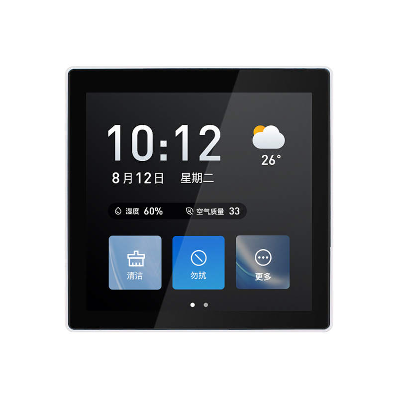 4 Inch Intelligent Control Panel with Temperature Humidity Sensors ESP ...