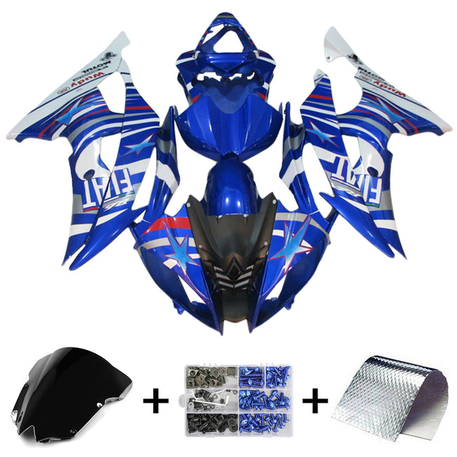 2008-2016 Yamaha YZF 600 R6 Fairing Kit Bodywork Plastic ABS