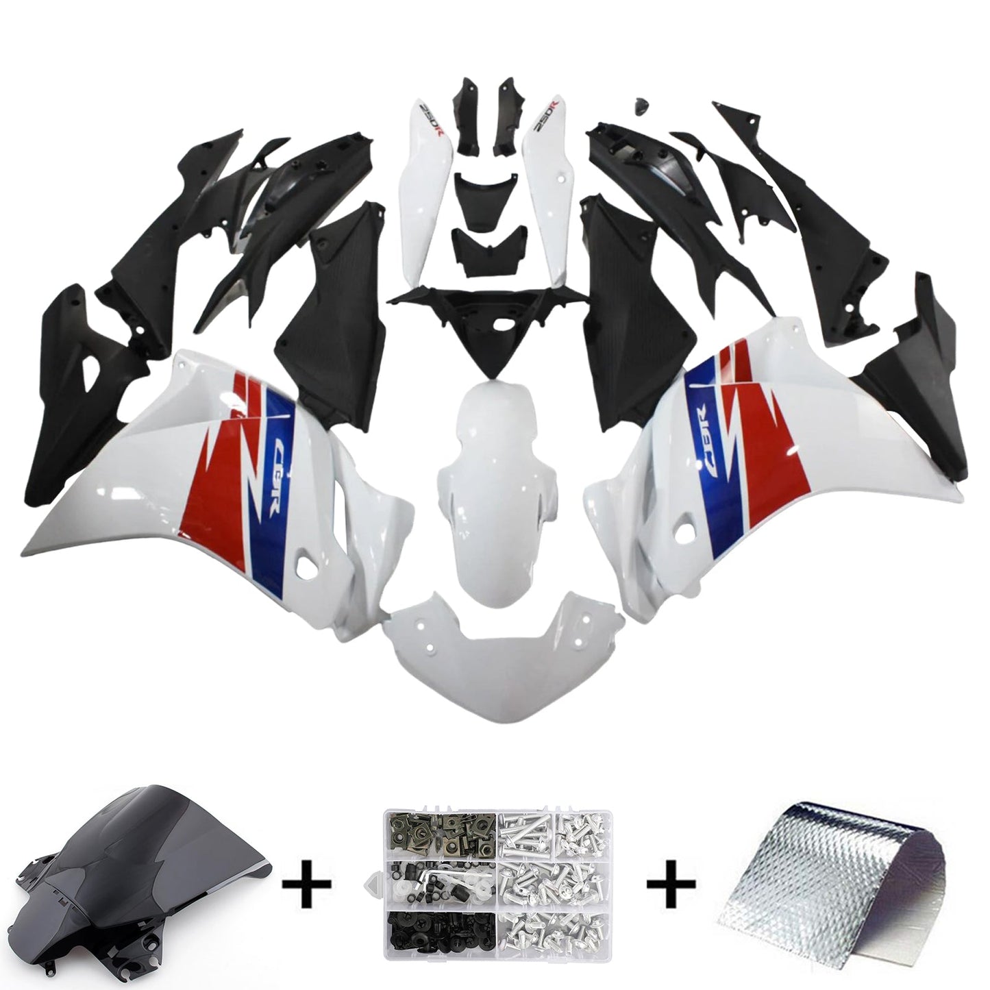 2011-2015 Honda CBR250R Injection Fairing Kit Bodywork Plastic ABS