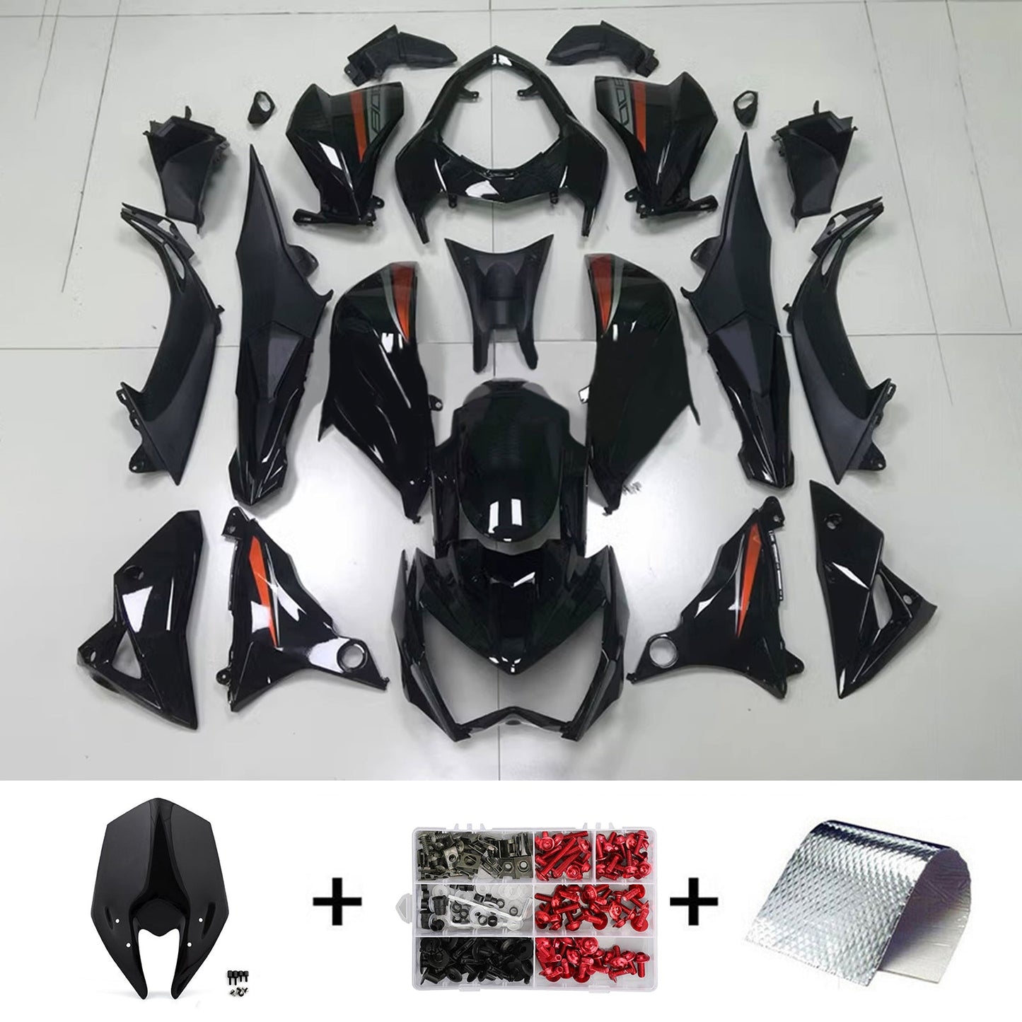 2013-2018 Kawasaki Z800 Injection Fairing Kit Bodywork Plastic ABS#117