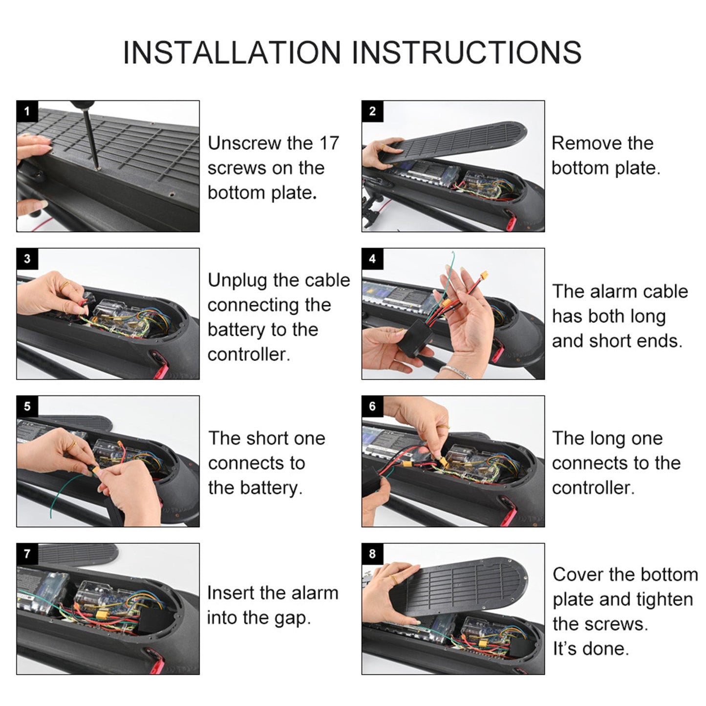 Electric Scooter Anti-Theft Alarmsuitable For Xiaomi M365/MAX G30 Scooter