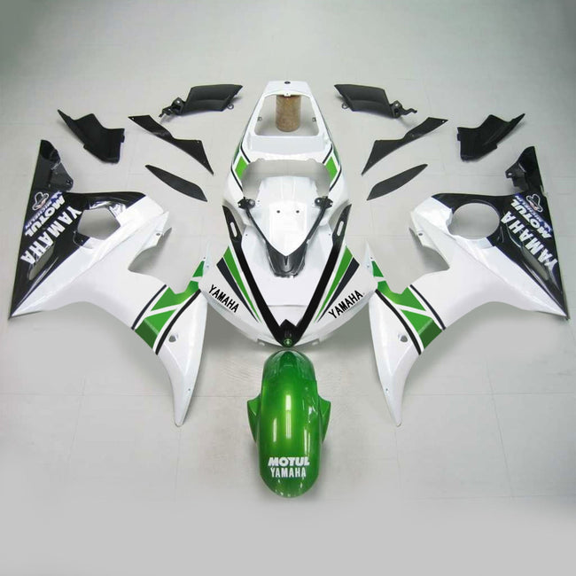 2005 Yamaha YZF 600 R6 Injection Fairing Kit Bodywork Plastic ABS #130