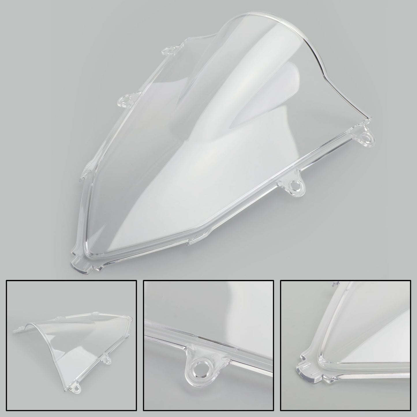 1x ABS Motorcycle Windshield Windscreen For Honda CBR650R CBR 650 R 2019-2022