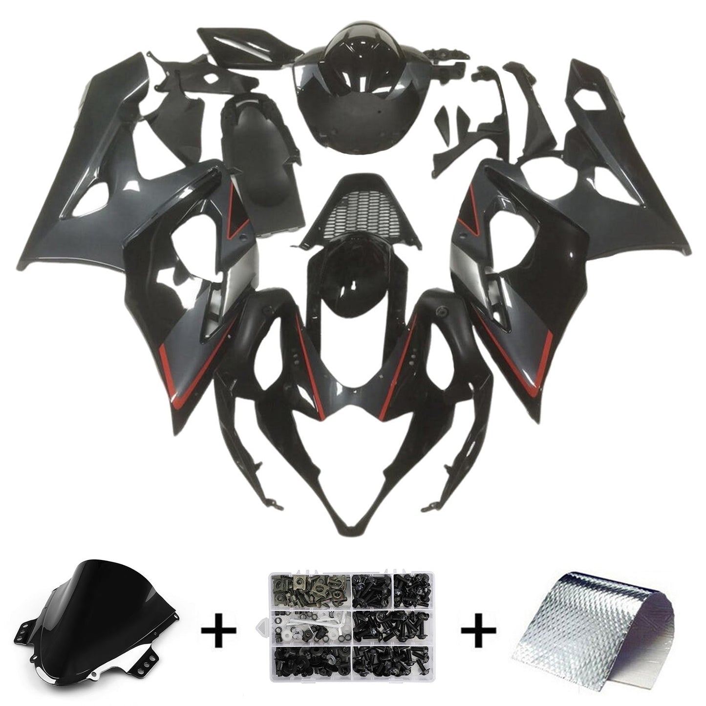 2005-2006 Suzuki GSXR1000 K5 Fairing Kit Bodywork Plastic ABS