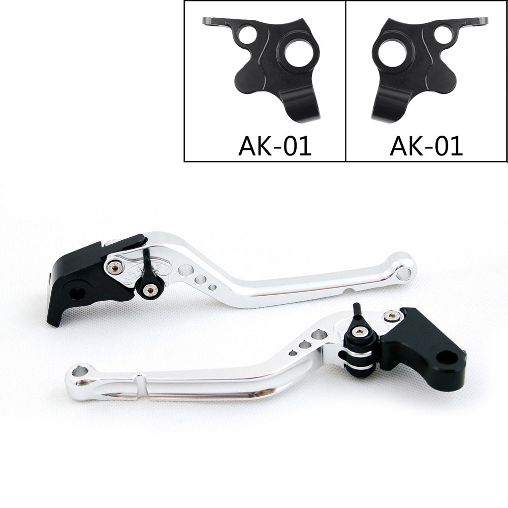 Motorcycle Long Adjustable Brake Clutch Levers For KYMCO 2017-2018 AK550 Black