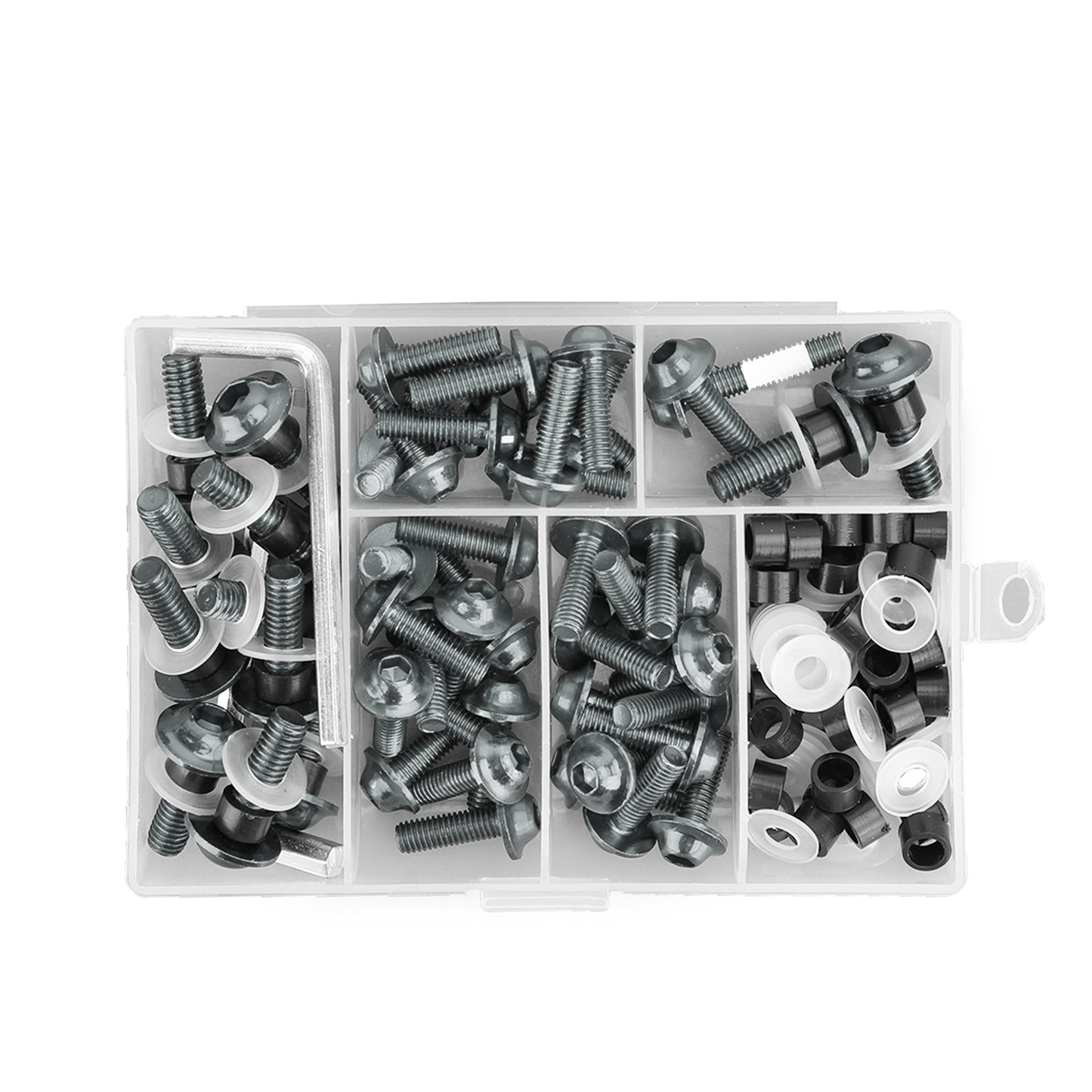 158x Motorcycle Sportbike Windscreen Fairing Bolt Kit Fastener Clip Screw Ti