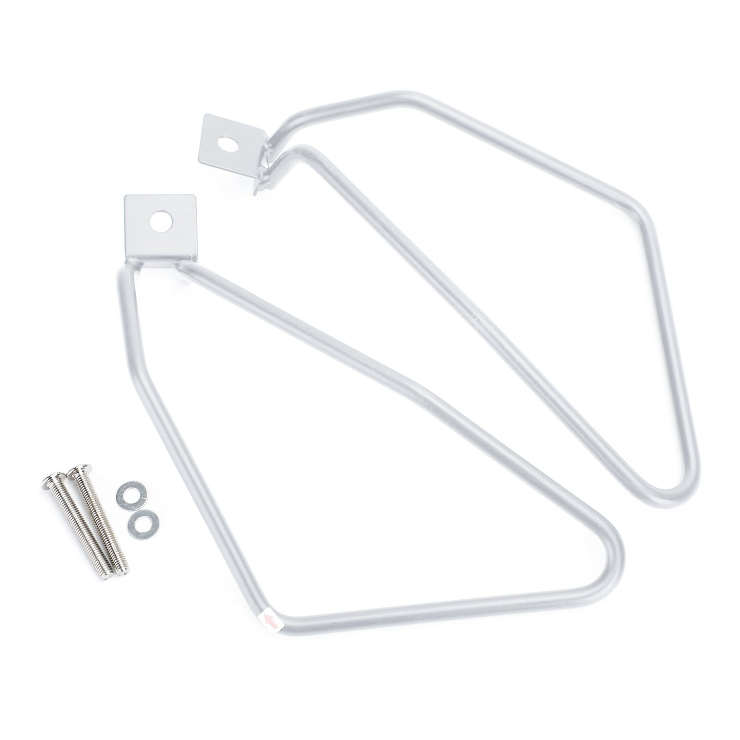 Black Saddlebag Support Mounting Bracket for Sportster 883 Fat bob FXDF Dyna BK