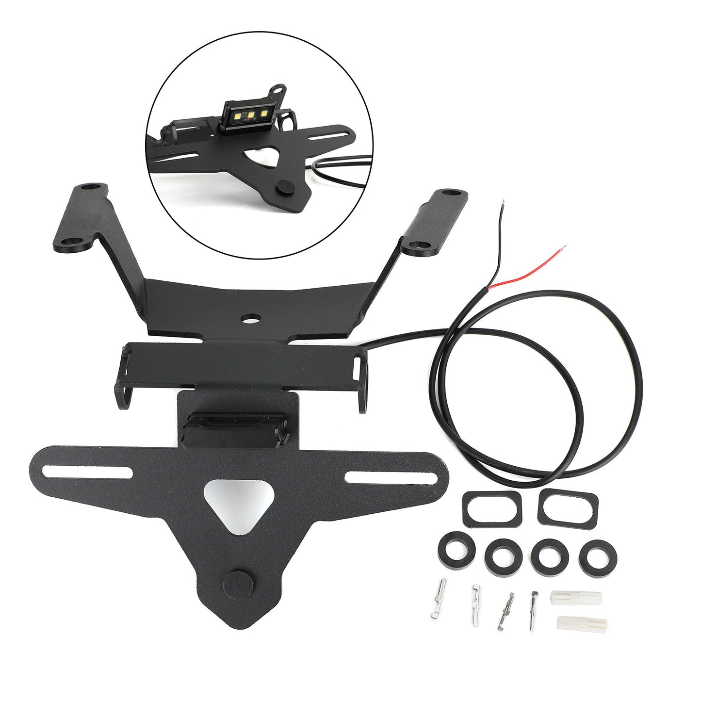 License Plate Bracket For Honda CB650R CBR650 19-20 BLk