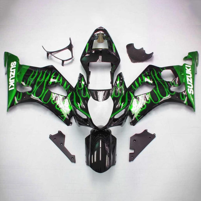 2003-2004 Suzuki GSXR1000 K3 Amotopart Injection Fairing Kit Bodywork Plastic ABS #104