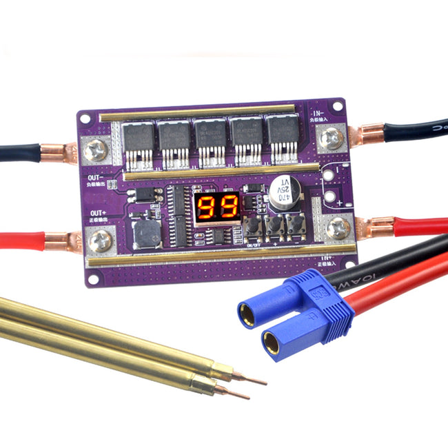 99 Gears of Adjustable Spot Welder Controller Board Connecting Car Jump Starter