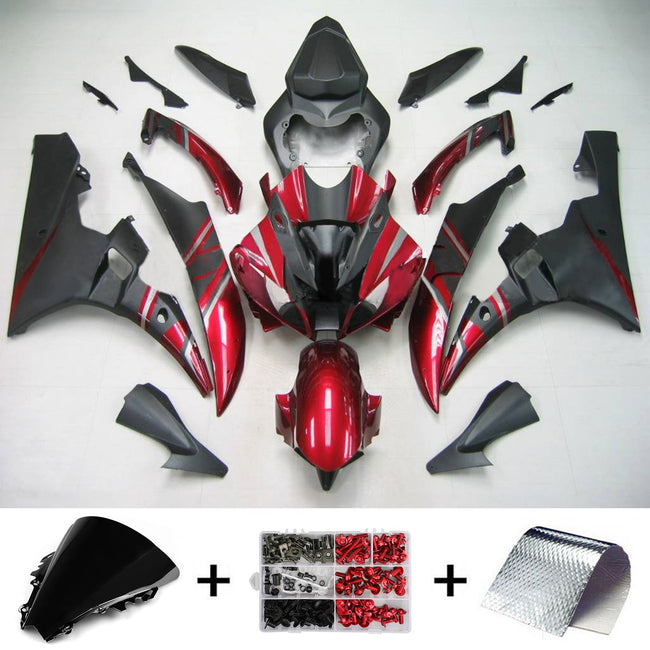 2006-2007 Yamaha YZF 600 R6 Amotopart Injection Fairing Kit Bodywork Plastic ABS #134