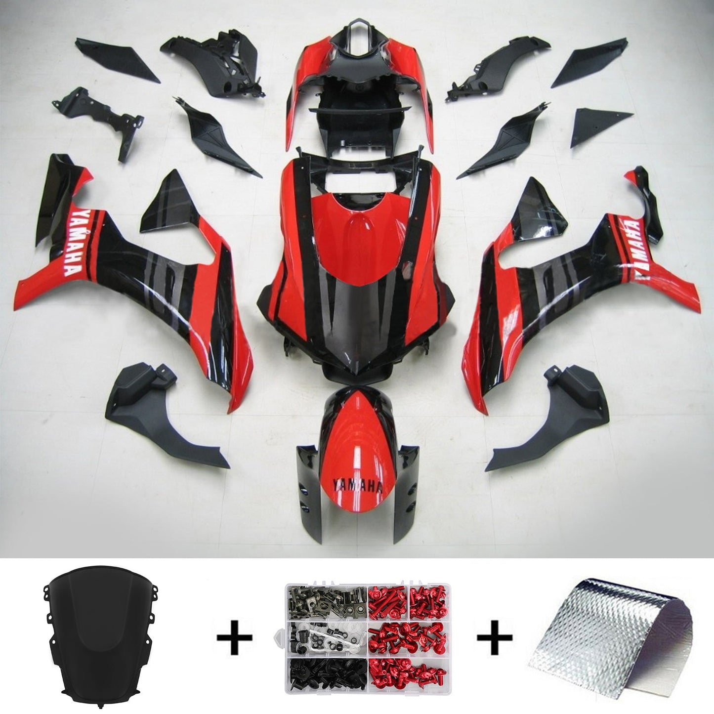 2020-2024 Yamaha YZF R1 Amotopart Injection Fairing Kit Bodywork Plastic ABS #101