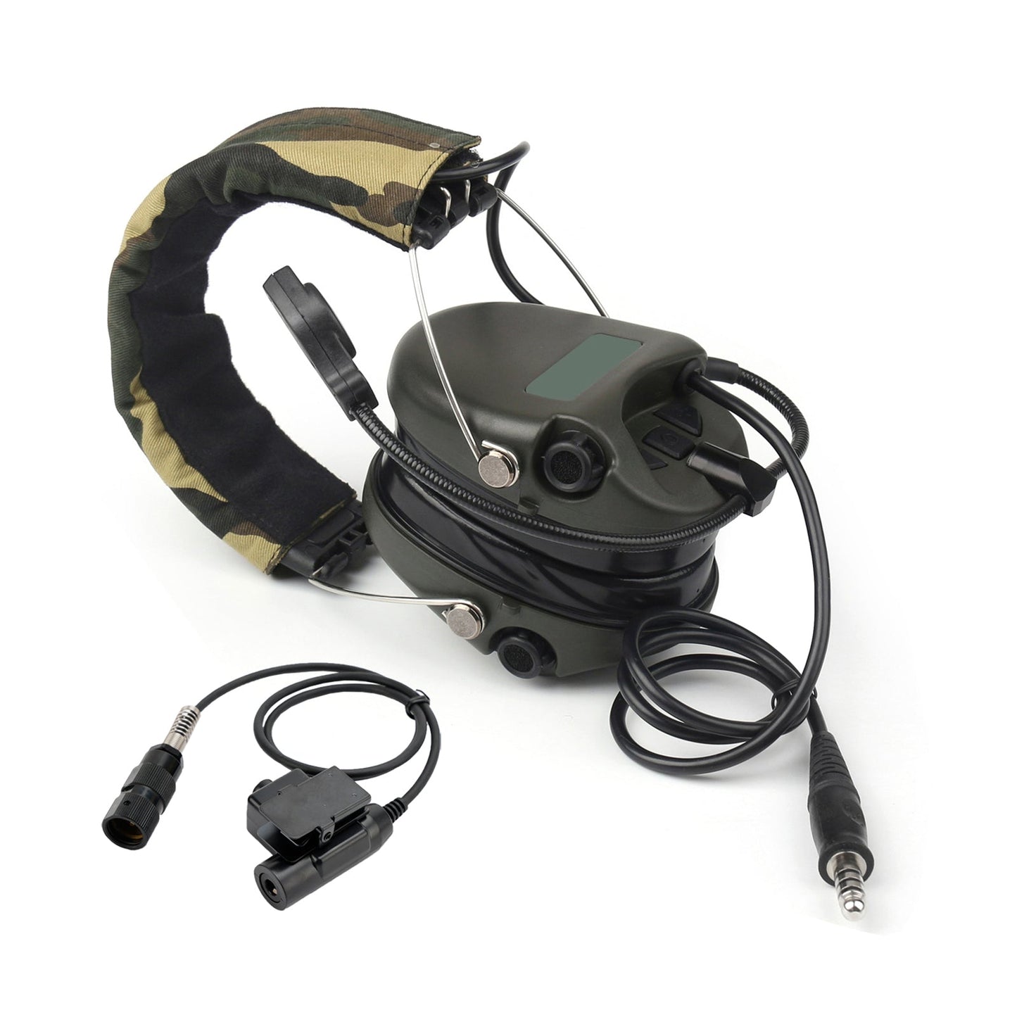 H60 Sound Pickup Noise Reduction CS Headset For AN/PRC-152 AN/PRC-148 U329 Radio