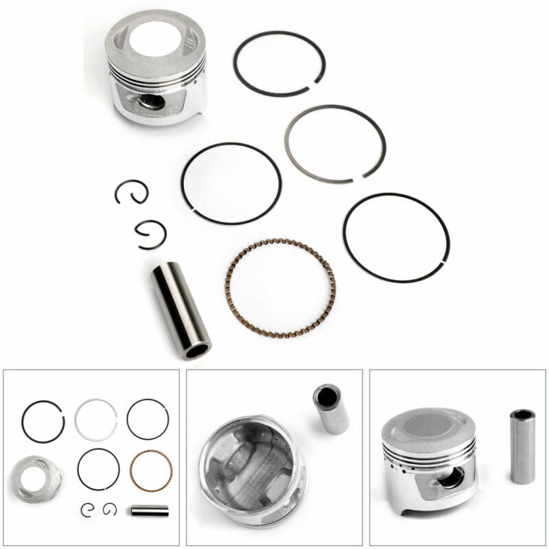 Size CT70 XR70R Piston Kit Honda For 47.25mm C70CWR Bore 1997-12 UK +0.25 CRF70F