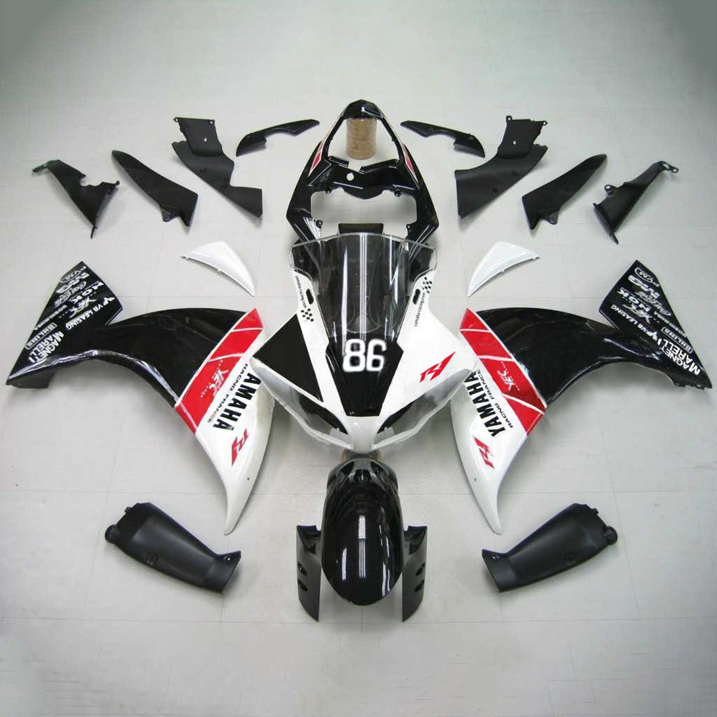 2009-2011 Yamaha YZF 1000 R1 Injection Fairing Kit Bodywork Plastic ABS #109