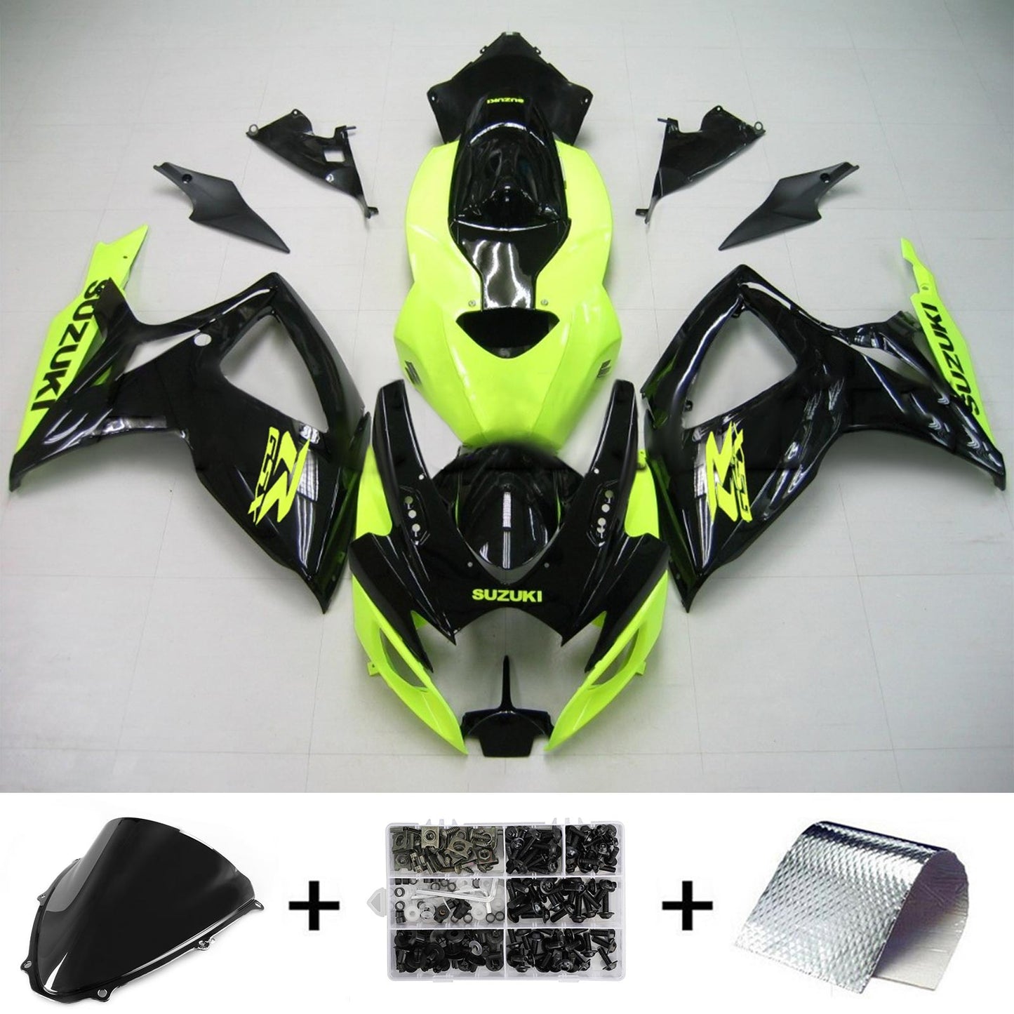 2006-2007 Suzuki GSXR 600/750 K6 Amotopart Injection Fairing Kit Bodywork Plastic ABS #158