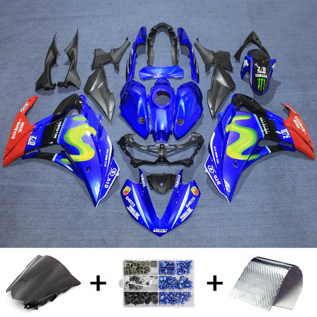 2014-2018 Yamaha YZF-R3 2015-2017 R25 Amotopart Injection Fairing Kit Bodywork ABS #109