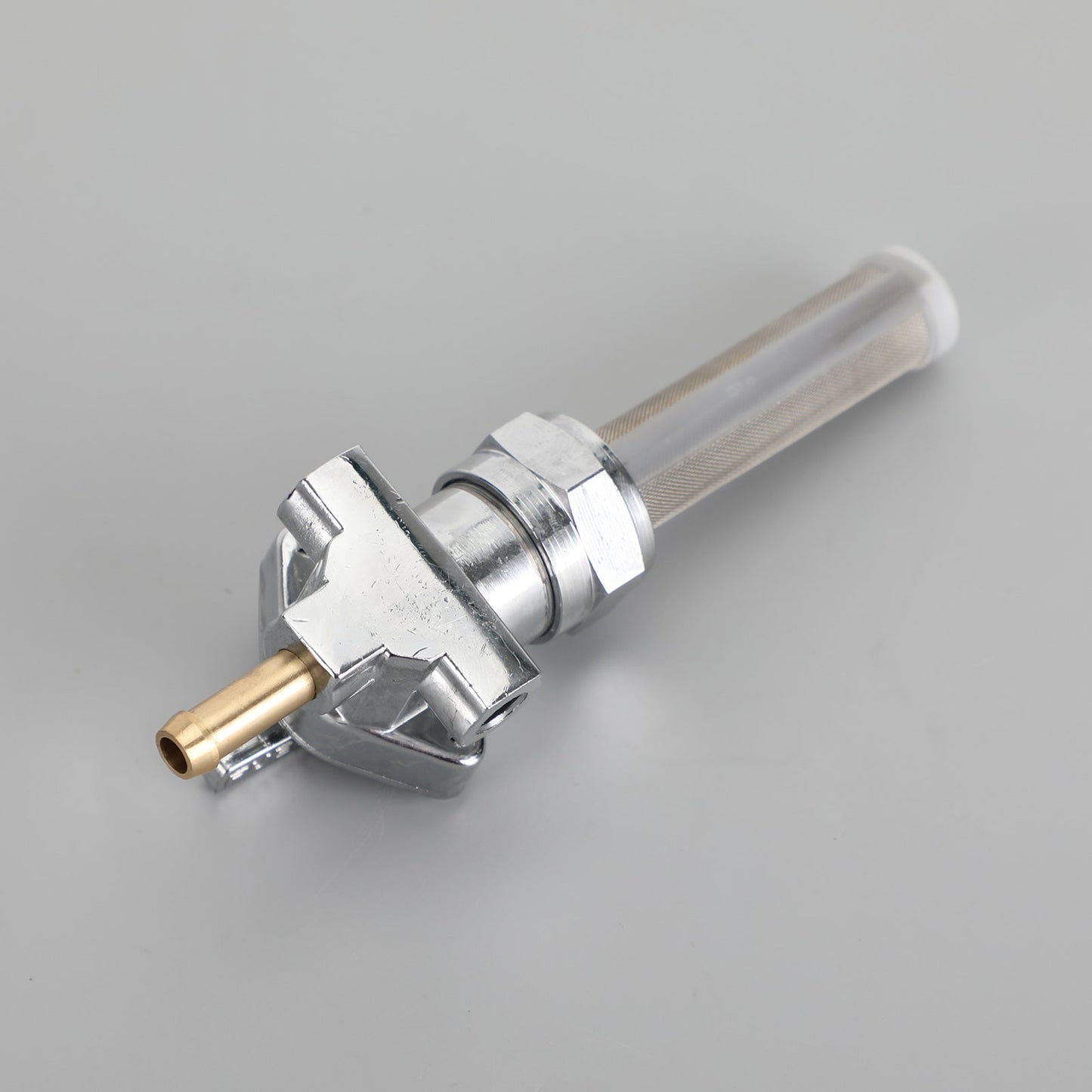 Petcock Fuel Valve Straight Outlet 22mm fit for Dyna Super Glide Electra Glide
