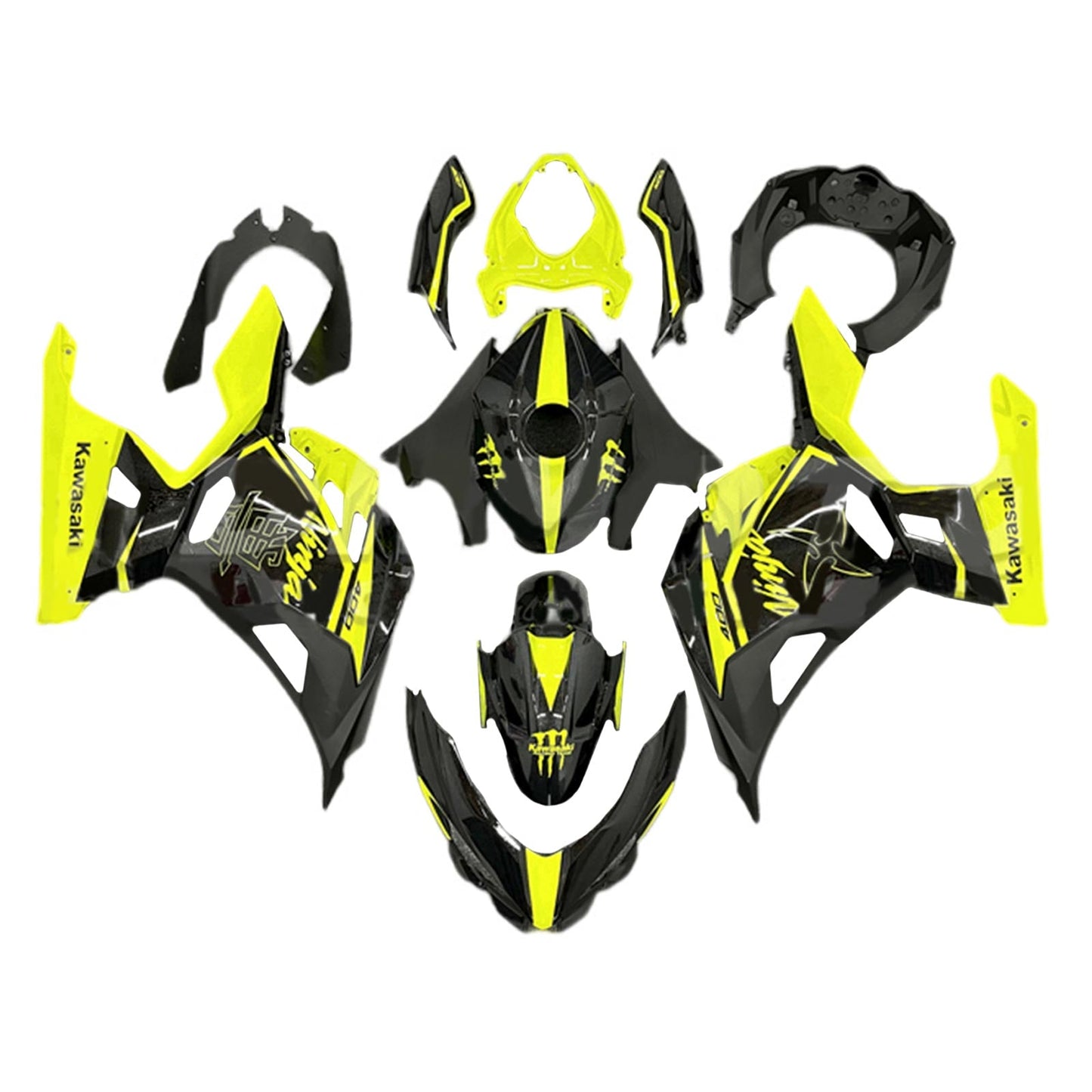 2018-2023=4 Kawasaki EX400 Ninja400 Fairing Kit Bodywork Plastic ABS