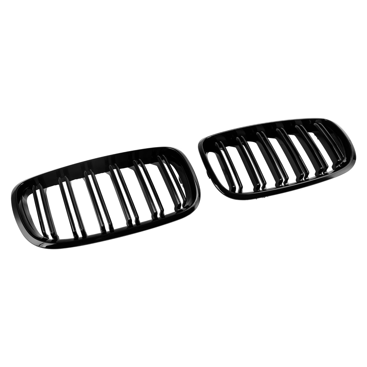 BMW X6 E71 2007-2014 Front Bumper Kidney Grille Grill Gloss Black