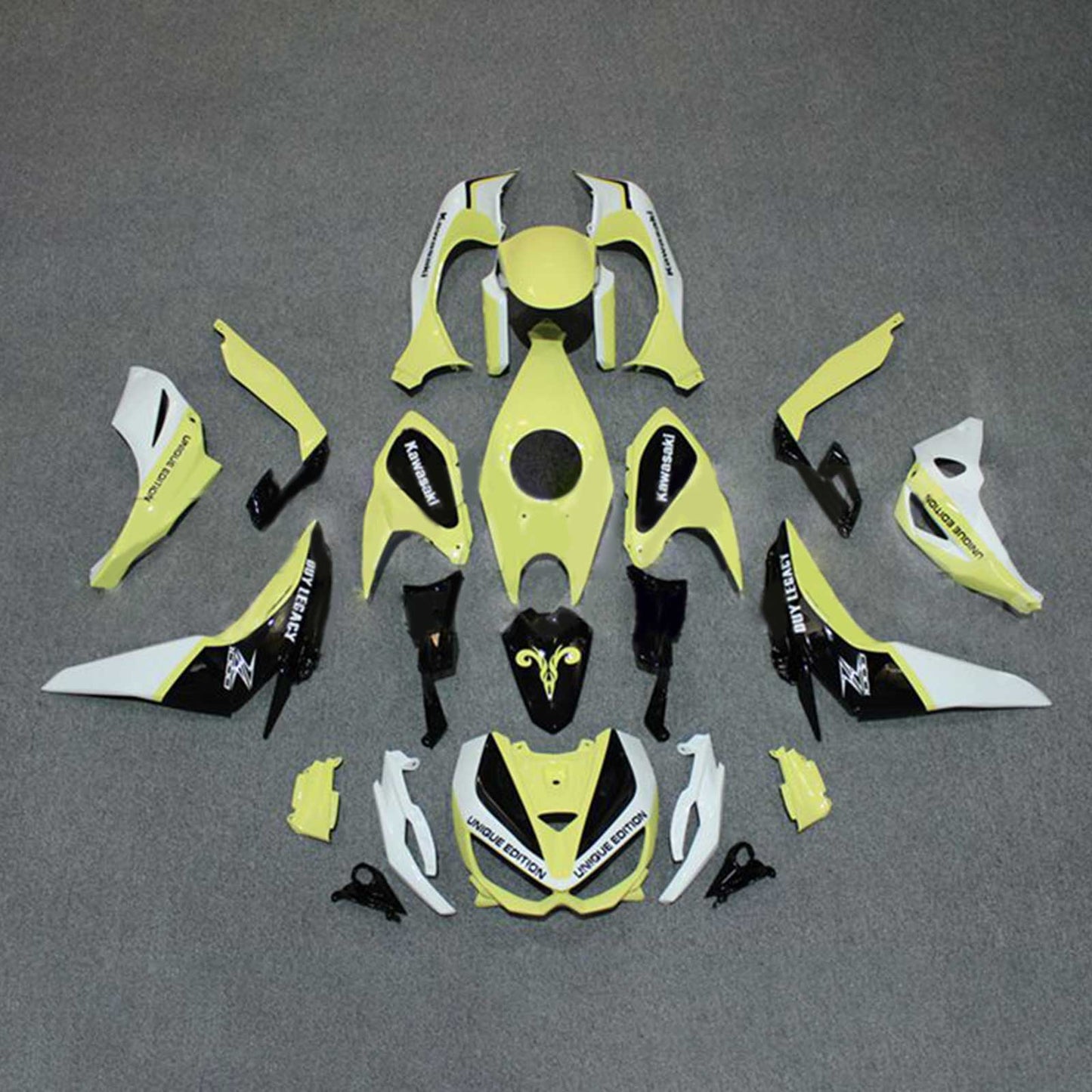 2014-2017 Kawasaki Z1000 Injection Fairing Kit Bodywork Plastic ABS#108