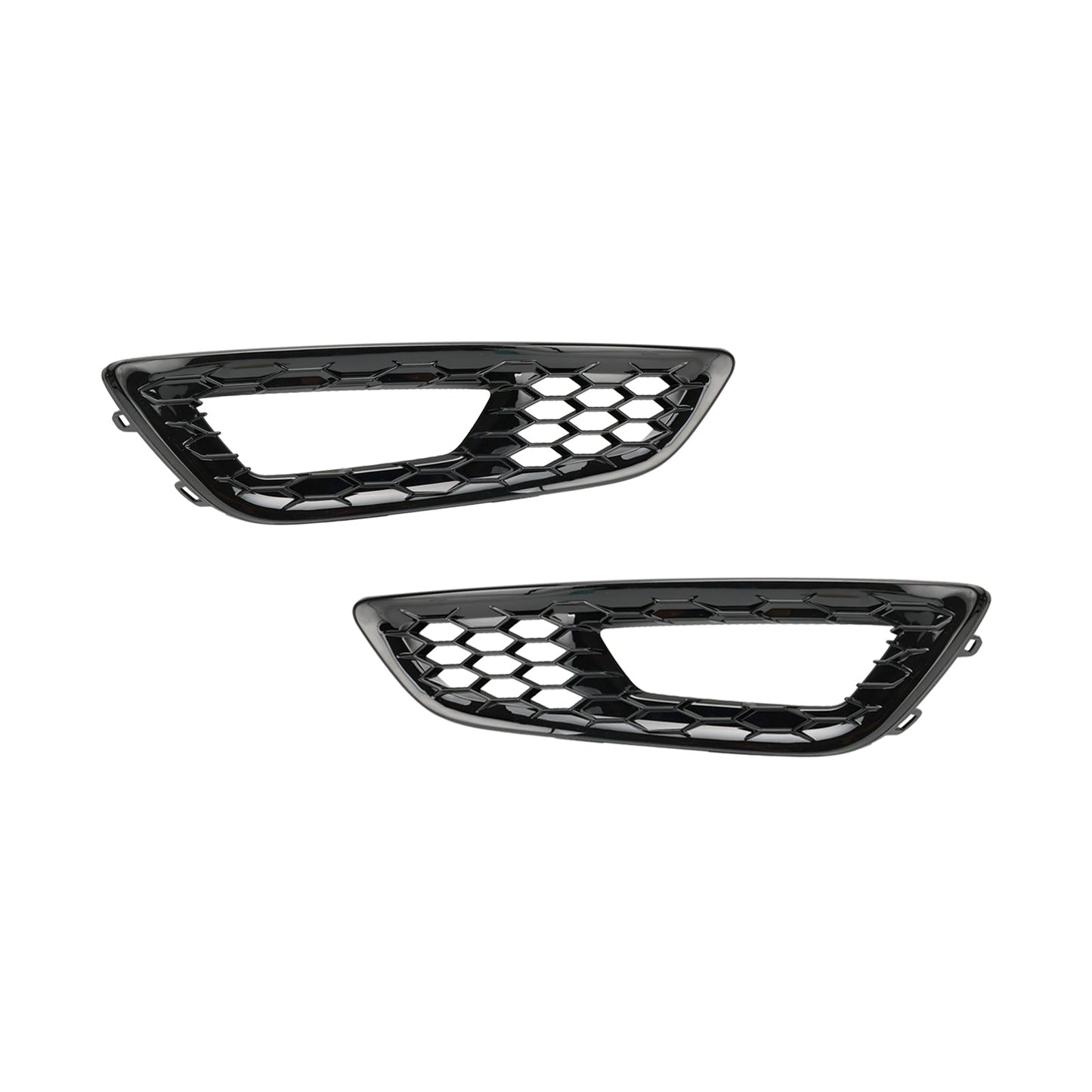 2PCS Front Bumper Fog Light Lamp Cover Bezel Grille fit Ford Focus 2015-2018