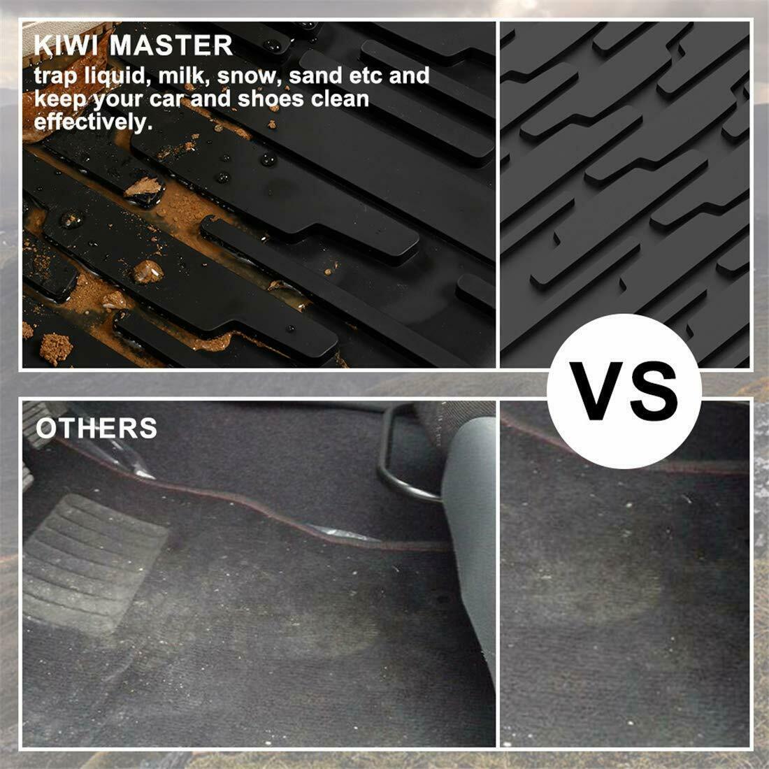 Floor Mats Liners for 2018-2020 Wrangler JL 4-Door Unique TPE