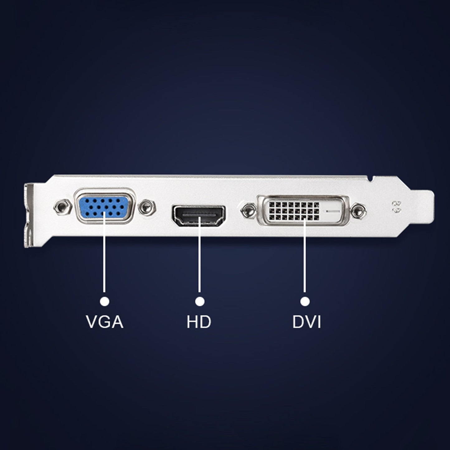 GT610 2GB Discrete Graphics Small Chassis DDR3 Memory VGA Computer Desktop