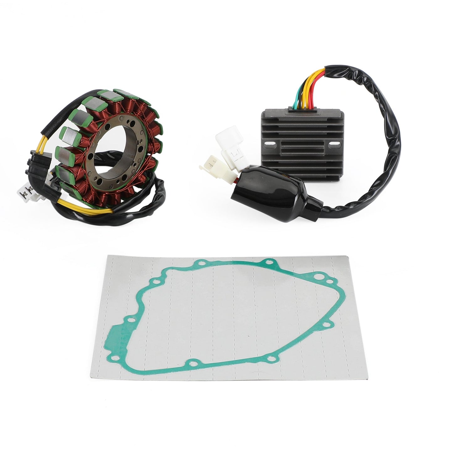 Magneto Coil Stator+Voltage Rectifier+Gasket For Honda CBR900RR CBR954RR 02-2003