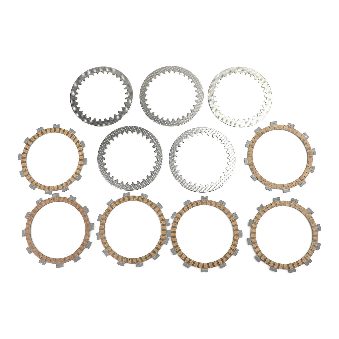 Clutch Plate Kit - Friction & Steel Plates For Suzuki DF200ET DF200EW DF200EX DF200 EV/EW/EY/G/H/J GSF250 N/ZM/P/NP/ZP/N/NR RG125 CG/CH/J Gamma UCG/UCH/UJ/UAJ/BUJ Gamma