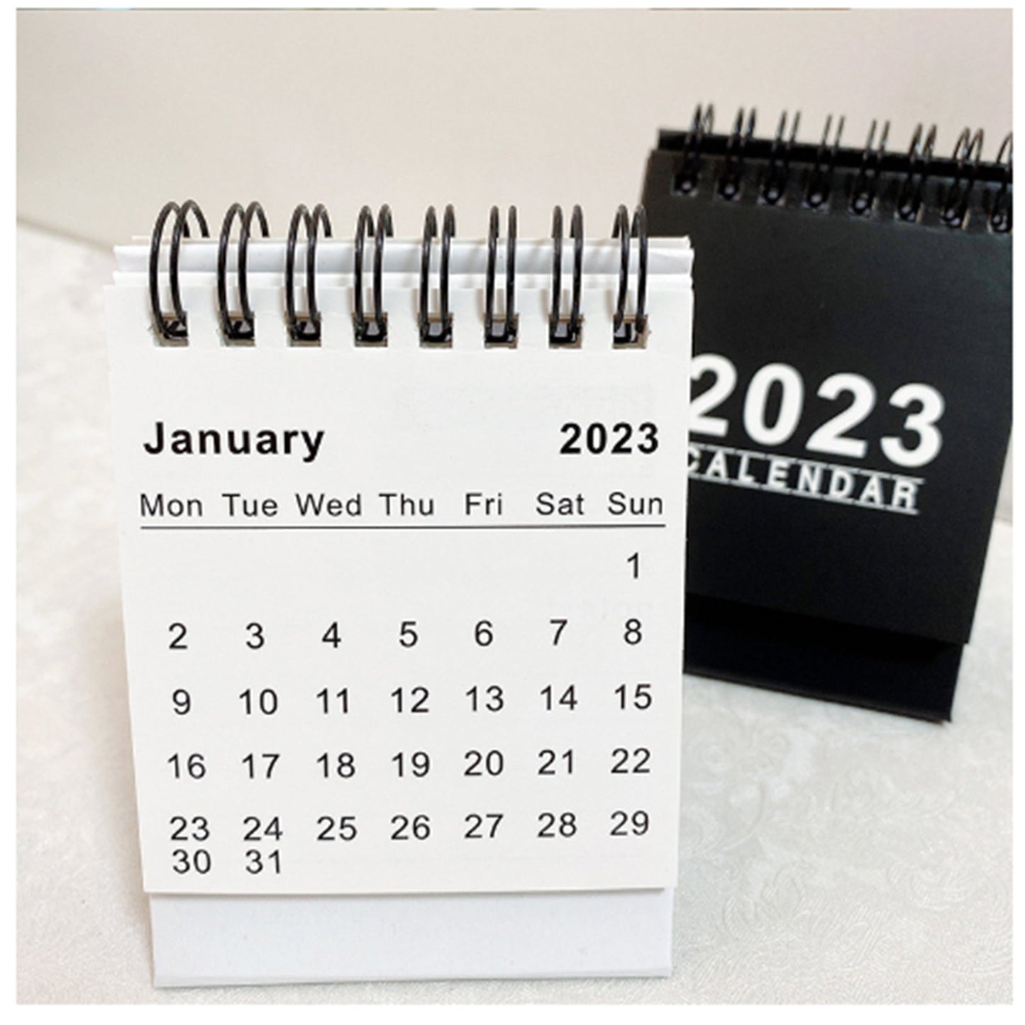 2023 Monthly Stand Up Desk Home Office Top Calendar Planner 10.5cm x 7.6cm