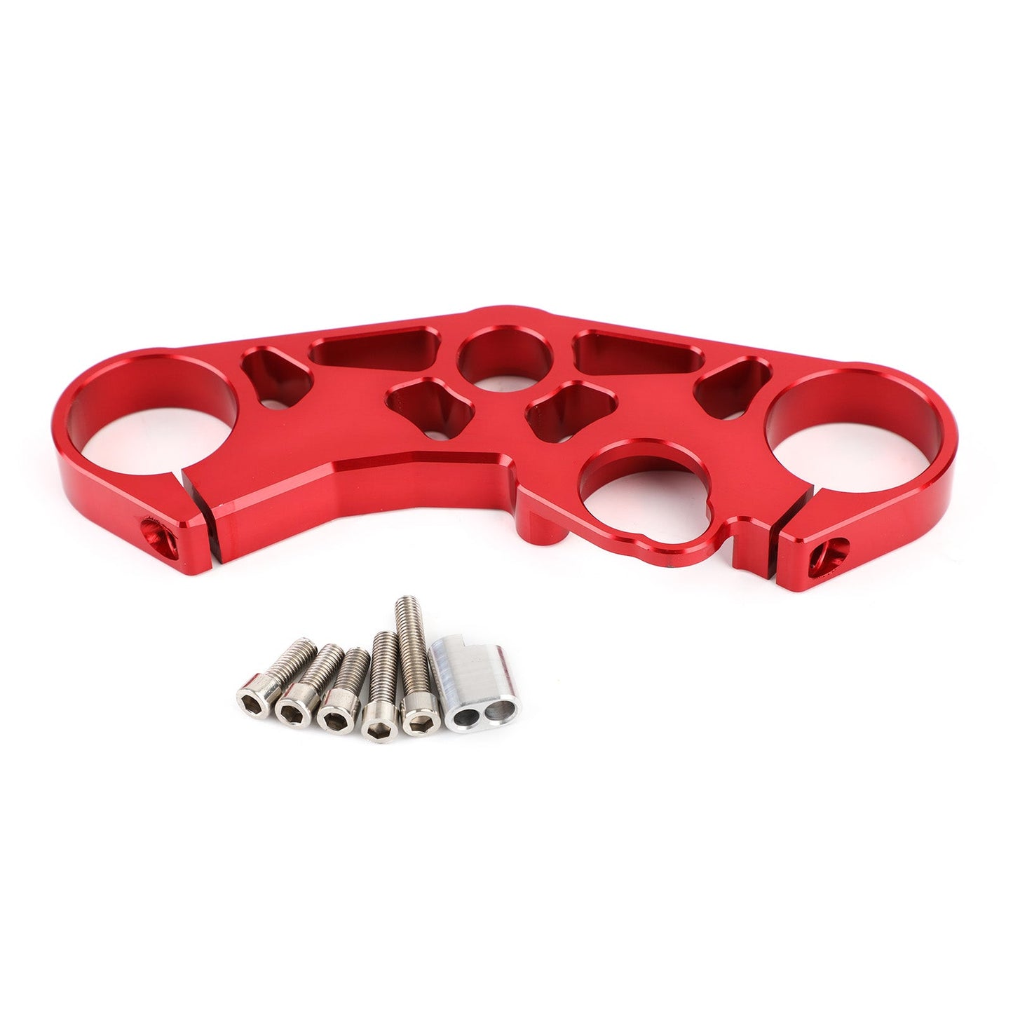 Lowering Triple Tree Front Upper Top Clamp for SUZUKI GSXR 600 750 1000 Black