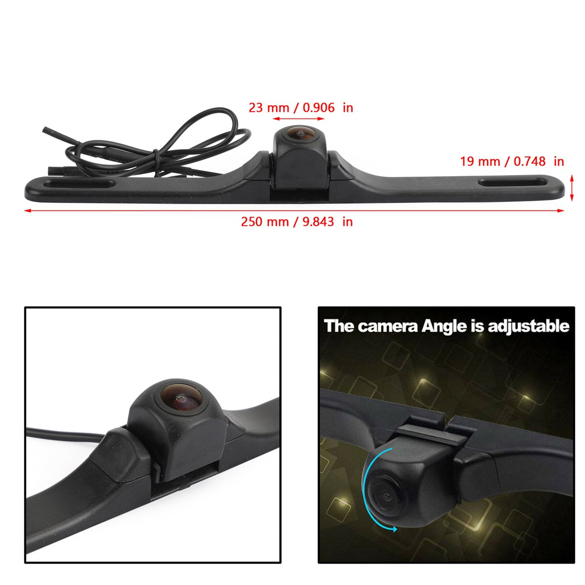 170° WiFi Car Rear View Cam Backup Wireless Camera Fit For iPhone Android