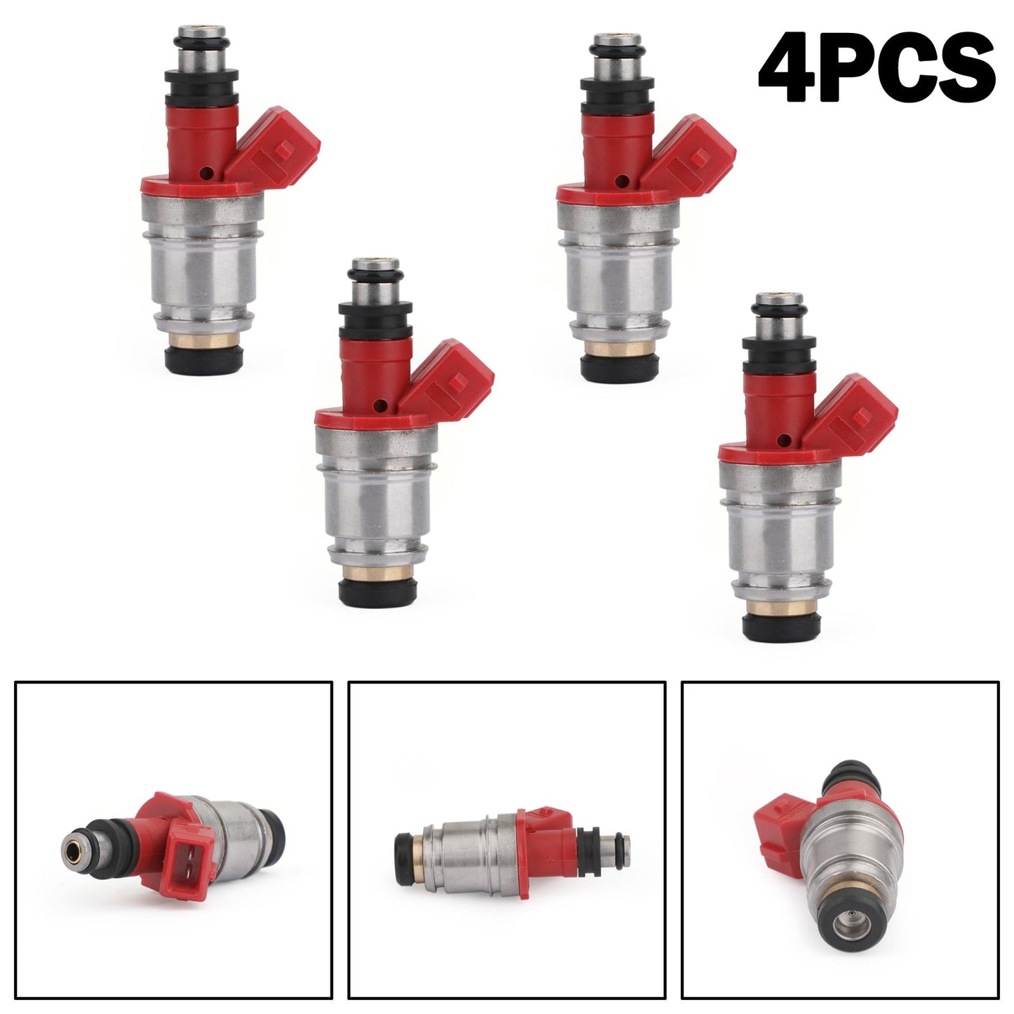 4 PCS Fuel Injectors 16600-86G00 16600-86G10 For Nissan D21 Pickup 2.4L