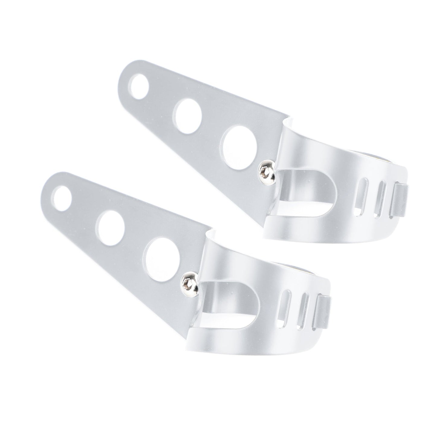 43mm-50mm Fork Black Headlight Mount Bracket Motorcycle Head Lamp Holder Adapter