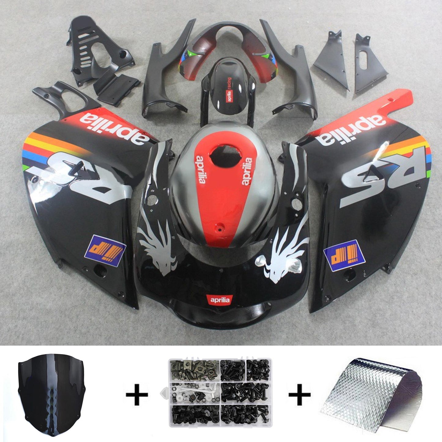 2000-2005 Aprilia RS125 Amotopart Injection Fairing Kit Bodywork Plastic ABS #107