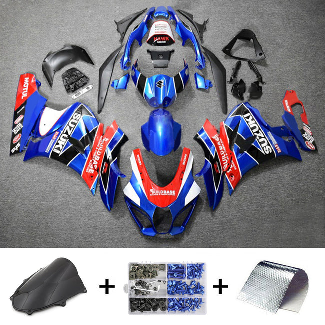 2017-2024 Suzuki GSXR1000 K17 Injection Fairing Kit Bodywork Plastic ABS #101